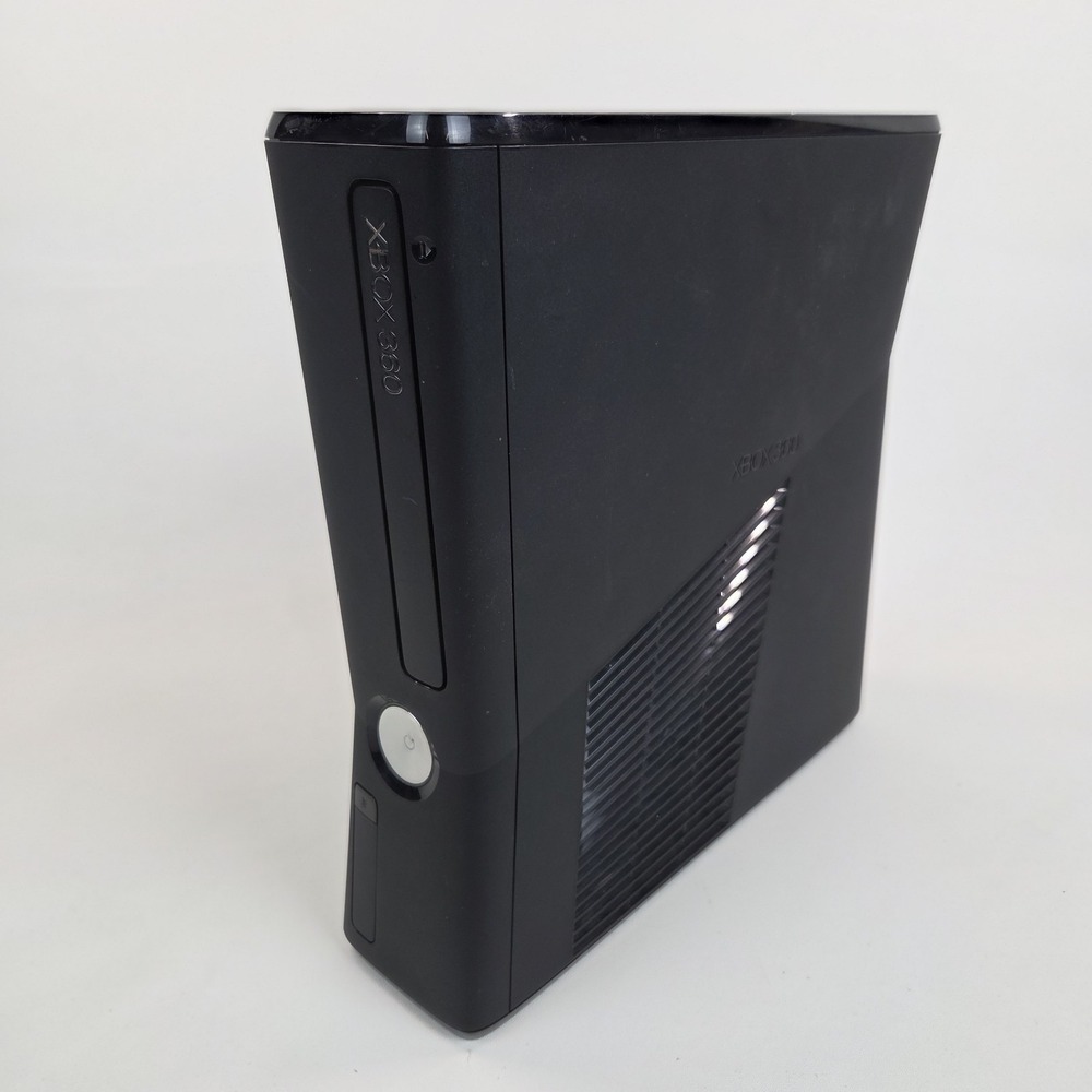 Microsoft Xbox 360 S Model 1439 Console Only No HDD Matte Black Tested Working